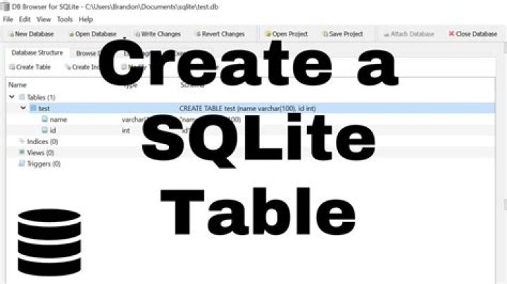 How To Create Table In Sqlite In Android Studio