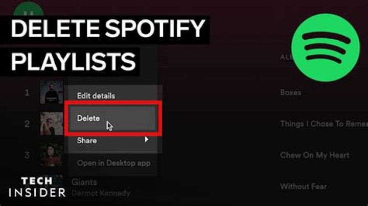 How to delete a playlist on Spotify