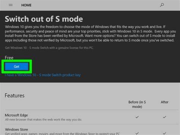 How To Disable S Mode