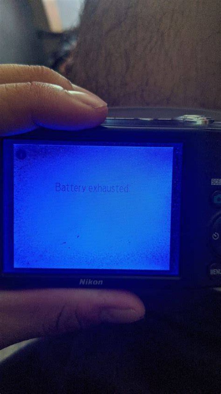 How to fix Nikon camera battery exhausted message