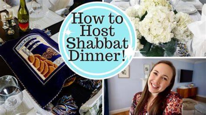 How to Host Shabbat Dinner
