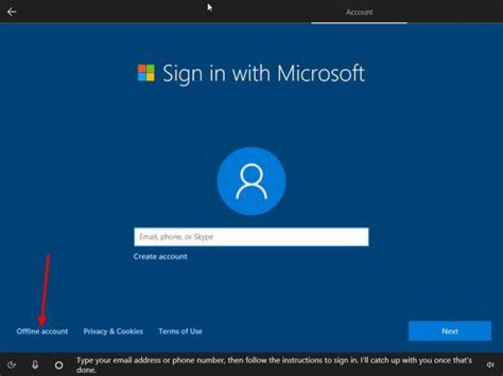 How to Install Windows 10 Without a Microsoft account