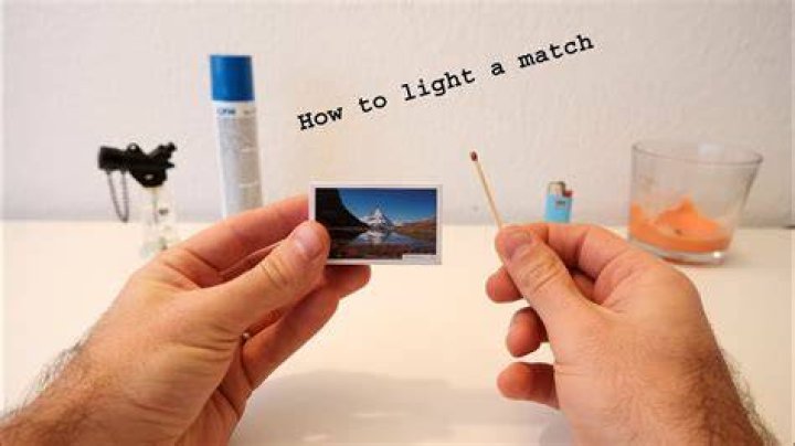 How To Light Match Without Box
