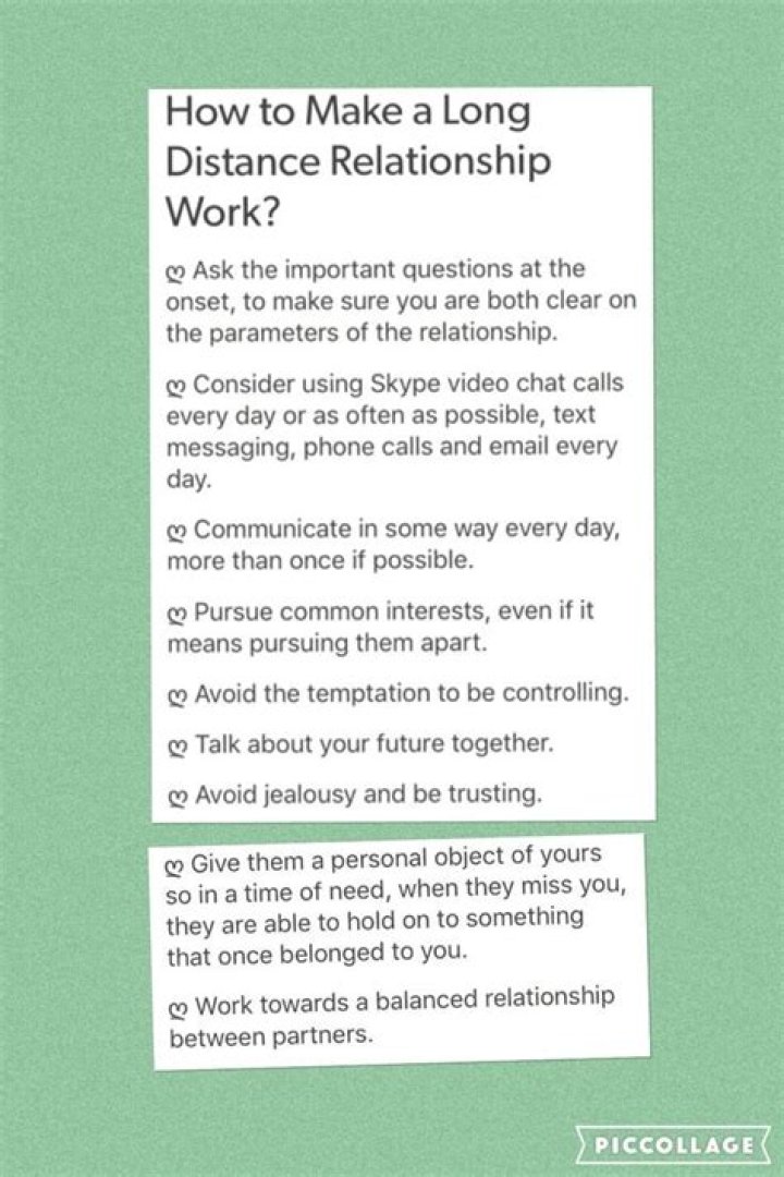 How To Make a Long Distance Relationship Work