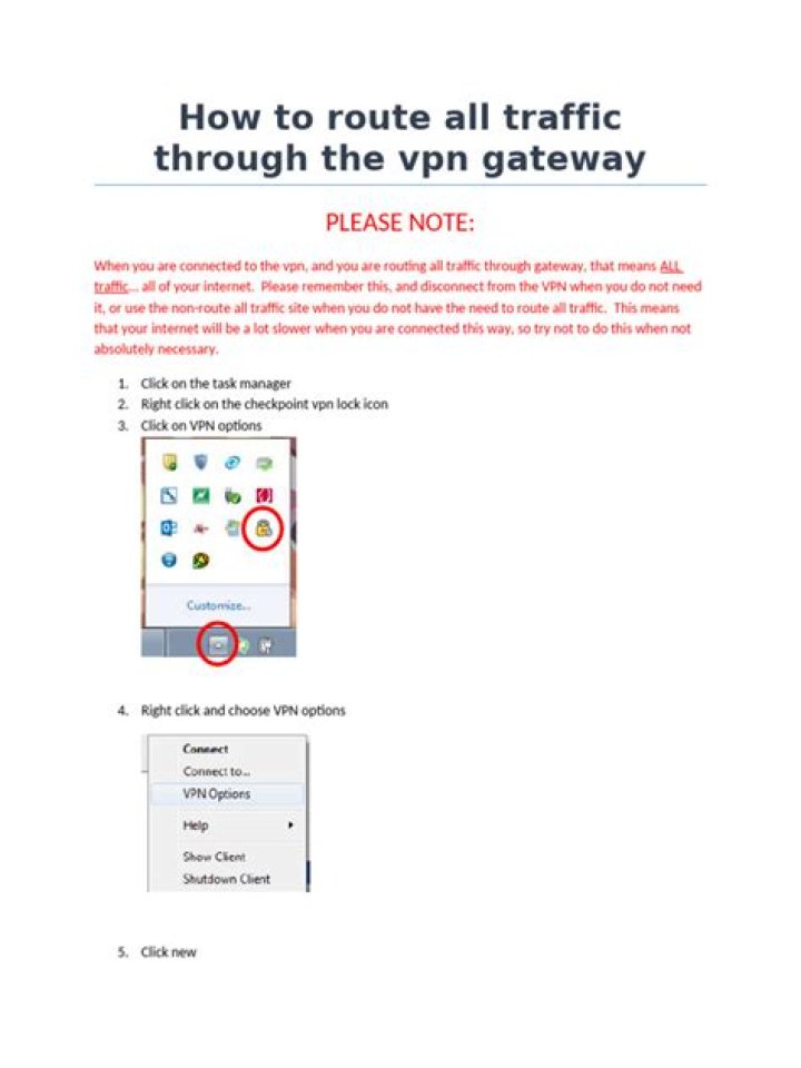How to route all traffic through VPN
