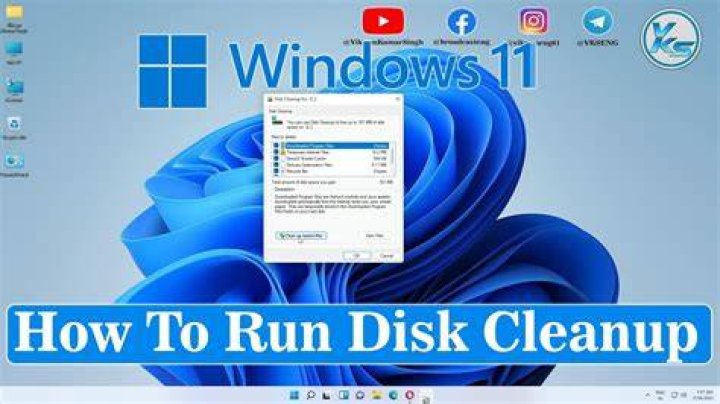 How to run Disk Cleanup in Windows 11