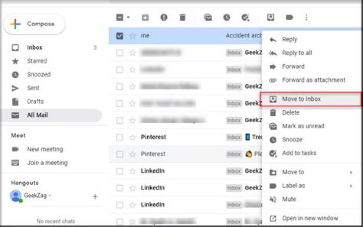 How To Unarchive Gmail