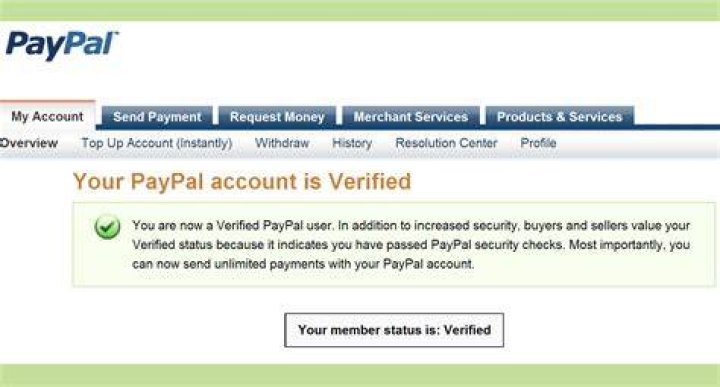 How to verify your PayPal account