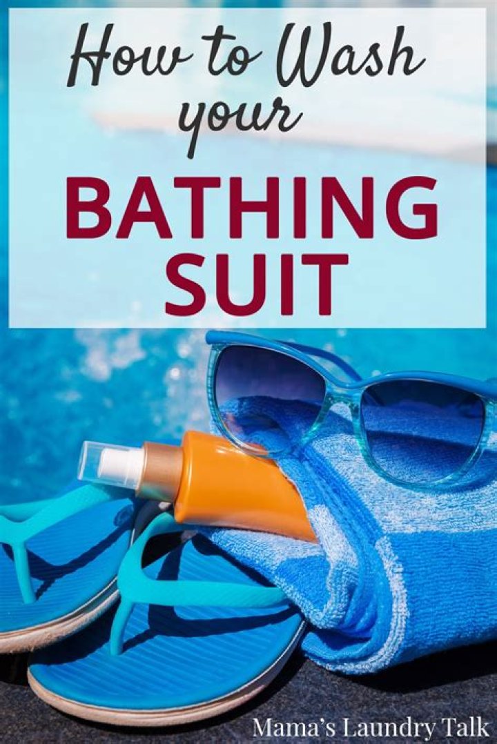 How to Wash Your Bathing Suit
