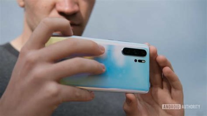 Huawei P30 taking a photo Huawei P30 taking a photo