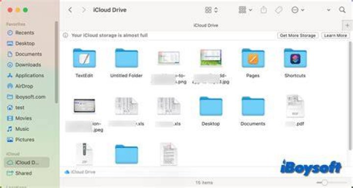 iCloud drive isn't showing all files on Mac