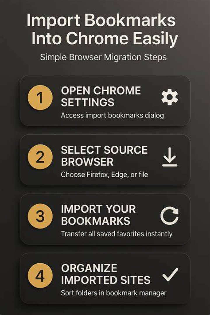 import bookmarks option