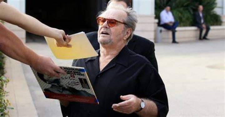 Jack Nicholson greeting fans Barneys NY in Beverly Hills 2016