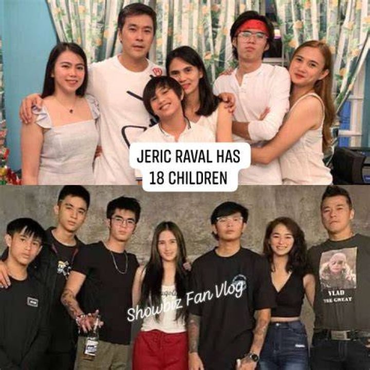 Jeric Raval has 18 children, only four with his legal wife, Holiday