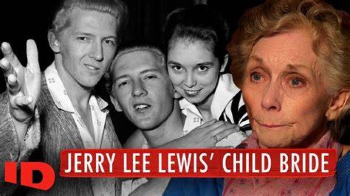 Jerry Lee Lewis and one of his wives.