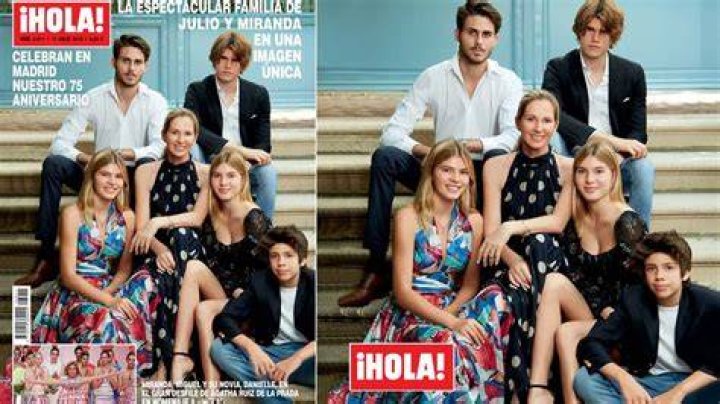 Julio Iglesias children HOLA! Spain