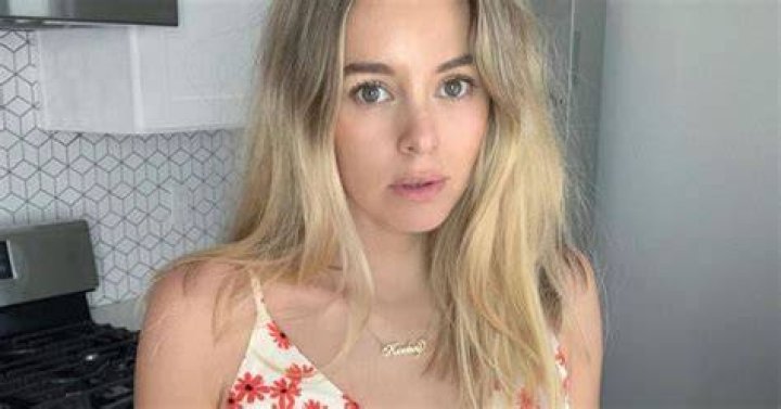 Keeley Hazell standing in a kitchen