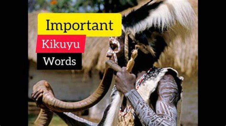 Kikuyu sayings Kikuyu sayings