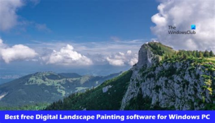 Landscape painting software