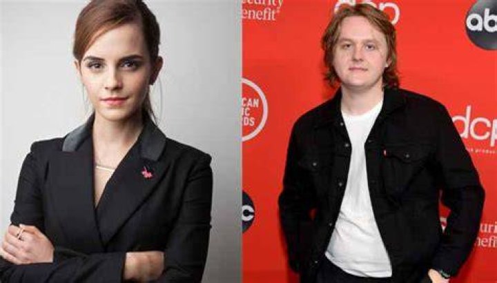 Lewis Capaldi and Emma Watson