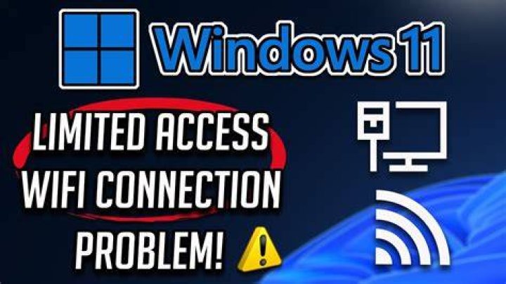 Limited access WiFi Windows 10