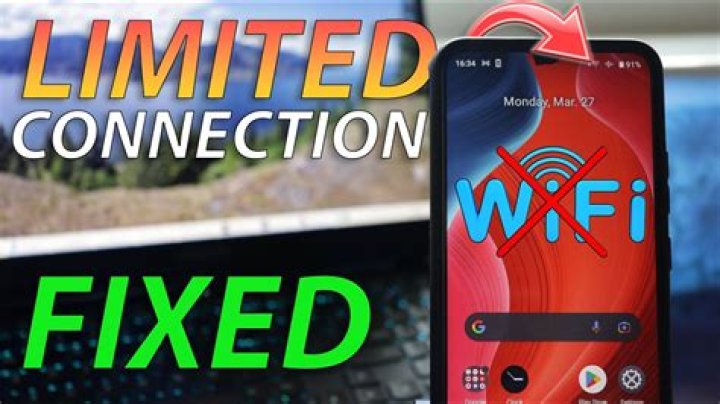 Limited internet connection WiFi