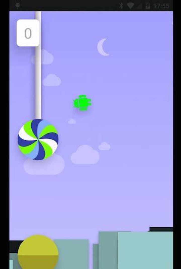 Lollipop’s Easter egg is a Flappy Bird-like game