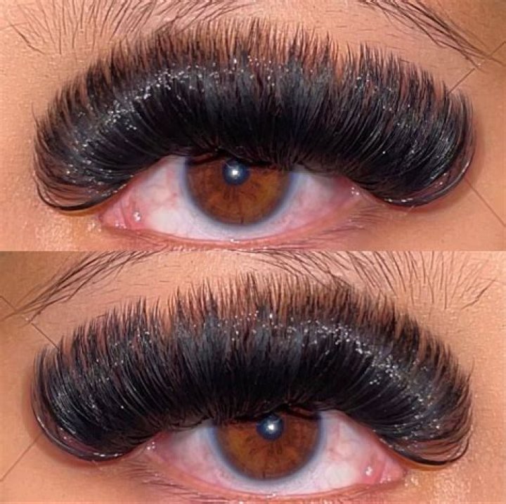 long eyelashes