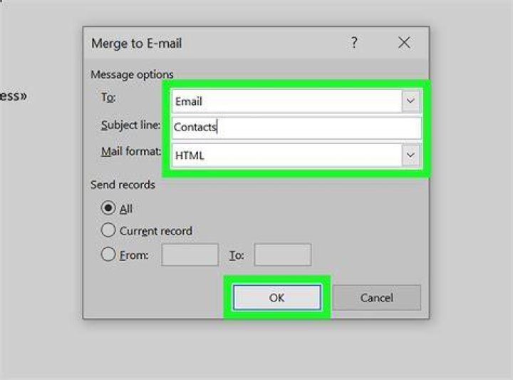 mail merge mail merge