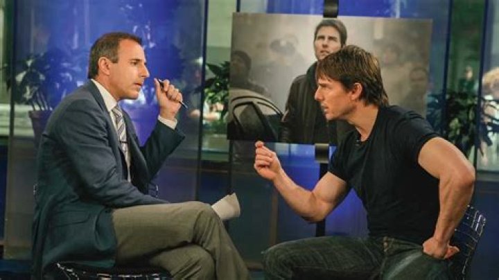 Matt Lauer conducting an interview Matt Lauer conducting an interview