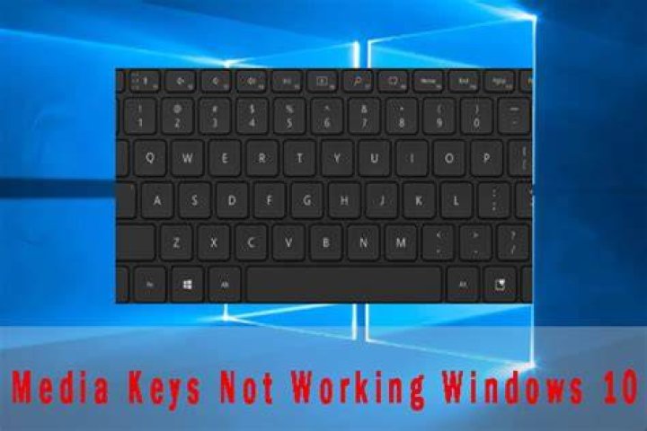 media keys not working win 10