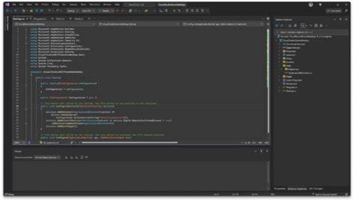 Microsoft Edge coding UI