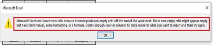 microsoft excel can't access the file