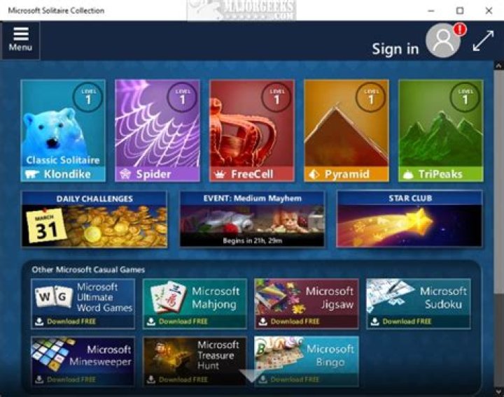 Microsoft Solitaire Collection won't start on Windows 10/11