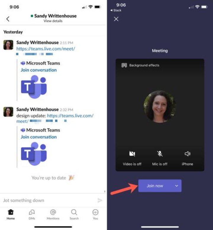 microsoft teams join meeting mobile