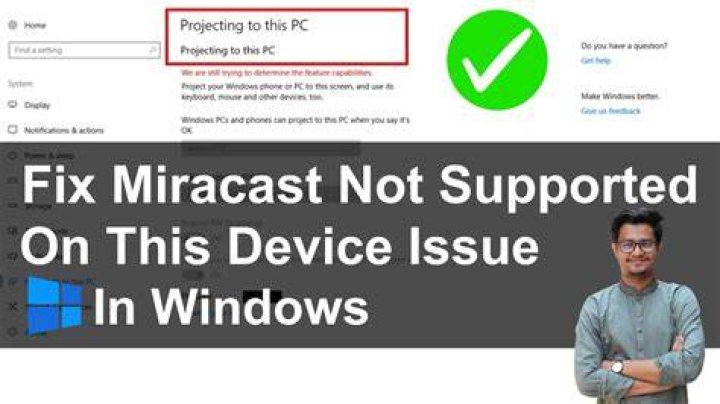 miracast drivers-not supported