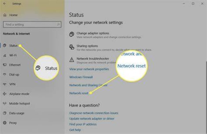 network reset