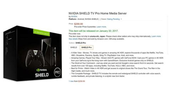 new nvidia shield tv pro 4k streaming box with amazon alexa new nvidia shield tv pro 4k streaming box with amazon alexa