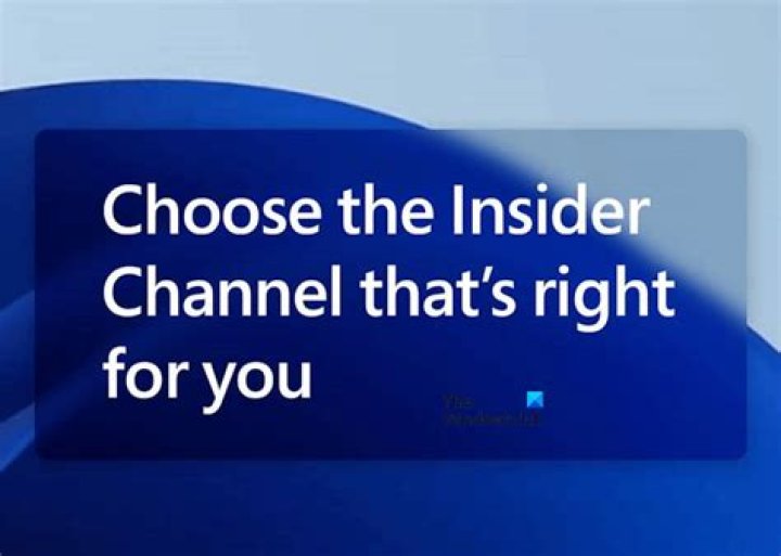 New Windows insider channels live