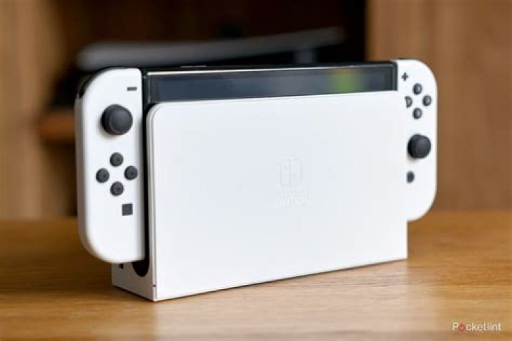 Nintendo Switch on a table Nintendo Switch on a table