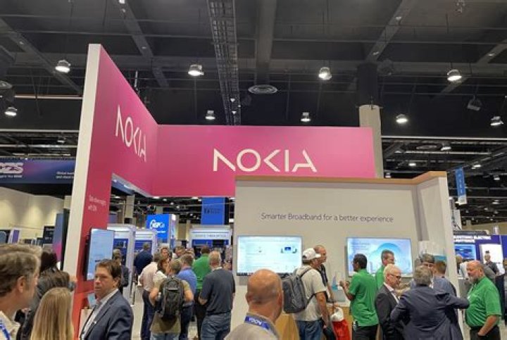 nokia booth mwc 2022 Nokia booth at MWC 2022