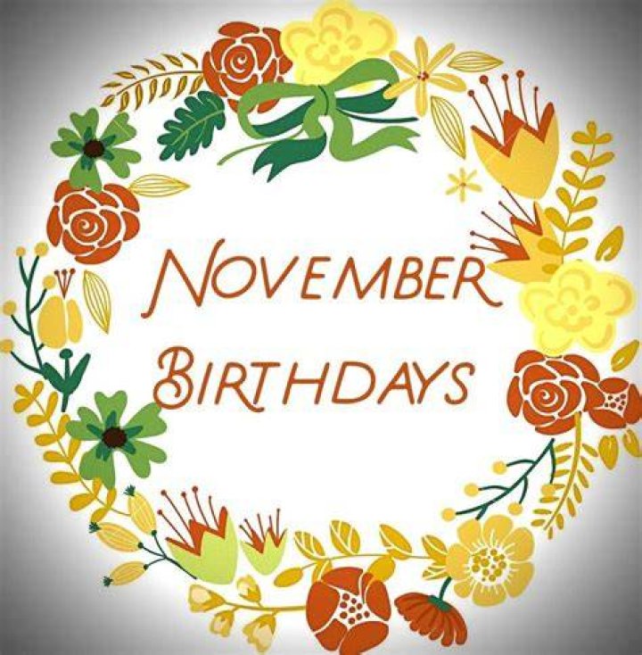 November Birthdays November Birthdays