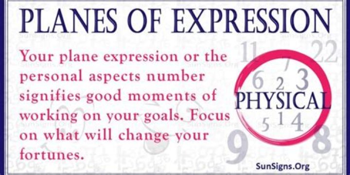 Numerology Plane Of Expression: Physical