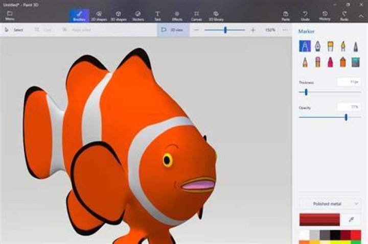Open 3D object in Paint3D open 3D object in Paint 3D - Paint3D how to bring to front; paint 3d how to move to back