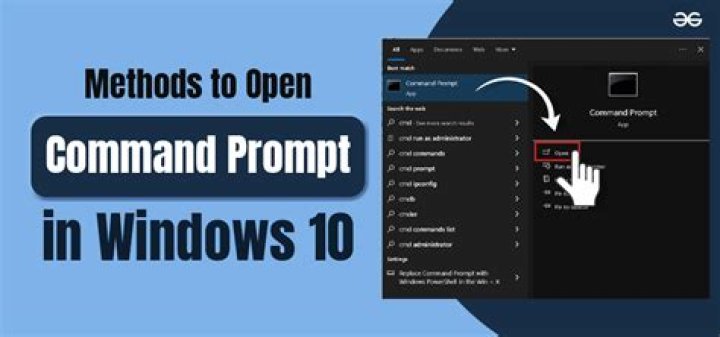 Open command prompt