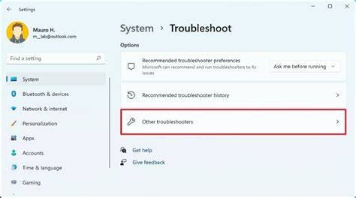 other troubleshoot settings