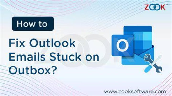 Outlook emails stuck outbox