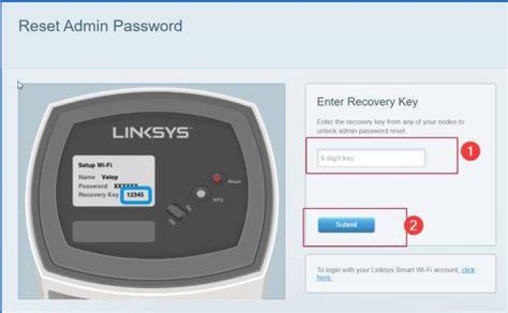 password issues on Linksys