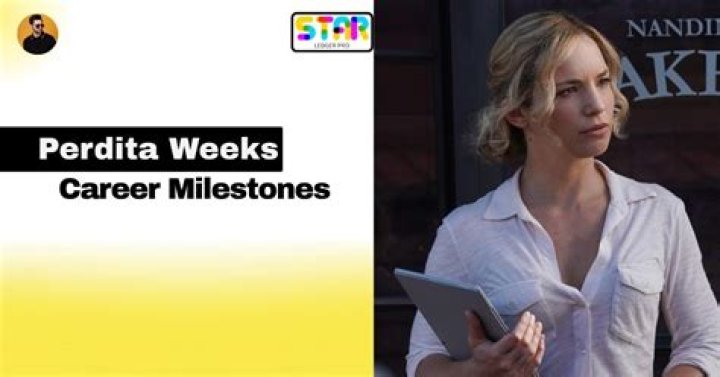 Perdita Weeks Education and Career Beginnings Perdita Weeks Education and Career Beginnings