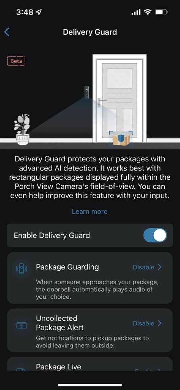 Perfect for package protection hounds